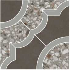 Декор лаппатированная Бричиола ID141 Наборный 30x30 9мм  коричневый Kerama Marazzi