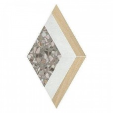 Декор лаппатированная Бричиола ID138 Наборный 30x17 9мм  бежевый Kerama Marazzi