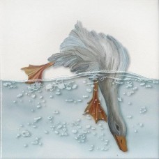 Декор сатинированная Чудо-озеро VT/A451/5009 1 20x20 6.9мм  белый Kerama Marazzi