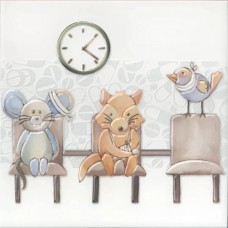 Декор сатинированная Айболит VT/A506/5009 6 20x20 6.9мм  серый Kerama Marazzi