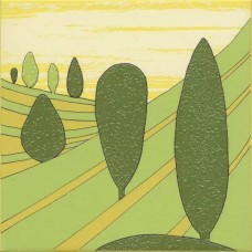 Декор сатинированная Бардини VT/A554/5109 2 20x20 6.9мм  зеленый Kerama Marazzi