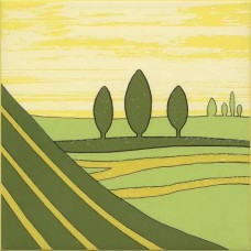 Декор сатинированная Бардини VT/A556/5109 4 20x20 6.9мм  зеленый Kerama Marazzi