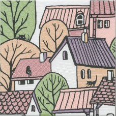 Декор сатинированная Городок OS/A225/5009 2 Матовый 20x20 6.9мм  белый Kerama Marazzi