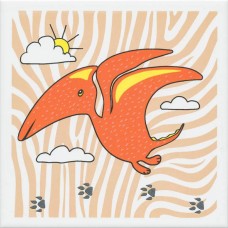 Декор сатинированная Динозаврики OP/A229/5009 4 Матовый 20x20 6.9мм оранжевый Kerama Marazzi Декор сатинированная Динозаврики OP/A229/5009 4 Матовый 20x20 6.9мм оранжевый Kerama Marazzi