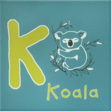 Декор матовая Зоопарк OS\A237\5281 K Матовый 20x20 7мм  синий Kerama Marazzi