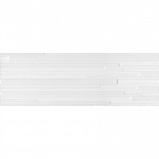 Керамическая плитка глянцевая Бьянка 60176 белый Глянцевый Полоски 60x20 9мм  Kerama Marazzi