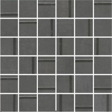 Мозаика матовая Гварди MM13132 1 Антрацит Матовый Обрезной 30x30 9мм  черный Kerama Marazzi