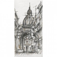 Декор матовая Беллони OP/A243/48017R Матовый Обрезной 80x40 10мм  черный Kerama Marazzi