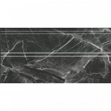 Плинтус глянцевая Коррер FMA034R черный Глянцевый Обрезной 30x15 17мм  Kerama Marazzi