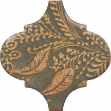 Декор матовая Арабески Марокко KMD3STA058M Матовый 7x7 6.9мм  зеленый Kerama Marazzi