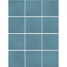 Керамогранит глянцевая Бахия KM1010G0060N бирюзовый Глянцевый (из 12 частей) 40x30 7мм  Kerama Marazzi