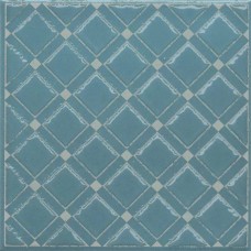 Декор глянцевая Бахия KMD3STA016GN 1 Бирюзовый Глянцевый 10x10 7мм  голубой Kerama Marazzi