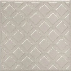 Декор глянцевая Бахия KMD3STA014GN 1 серый Светлый Глянцевый 10x10 7мм  Kerama Marazzi