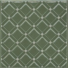 Декор глянцевая Бахия KMD3STA015GN 1 зеленый Глянцевый 10x10 7мм  Kerama Marazzi