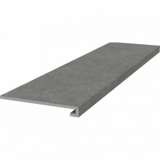 Ступень матовая Касабланка KM6012G0161RGCF Фронтальная Клееная Hp серый Темный Матовый Обрезной 120x33 9мм  Kerama Marazzi