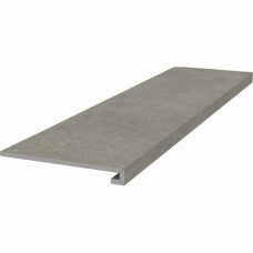 Ступень матовая Касабланка KM6012G0171RGCF Фронтальная Клееная Hp серый Матовый Обрезной 120x33 9мм  Kerama Marazzi