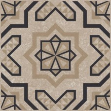 Декор матовая Касабланка KMD3STA046GN бежевый Светлый Матовый 20x20 8мм  Kerama Marazzi