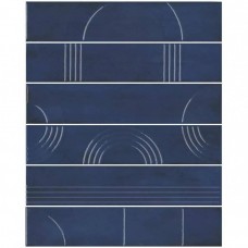 Панно глянцевая Мажорель KMP3STA007RN6X синий Темный Глянцевый 36x29 10мм  Kerama Marazzi