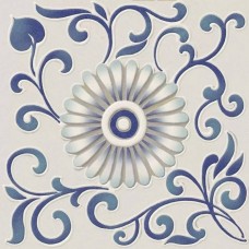 Декор матовая Шавен KMD3STA012BN 6 Матовый 20x20 6.9мм  синий Kerama Marazzi