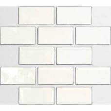Керамическая плитка полированная Vintage A018089 White 15x8 8мм  белый Ape Ceramica
