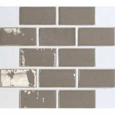 Керамическая плитка полированная Vintage A018548 Grey 15x8 8мм  серый Ape Ceramica