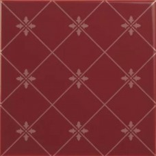 Керамическая плитка глянцевая Noblesse S001222 Delis Burdeos 20x20 8мм  бордовый Ape Ceramica