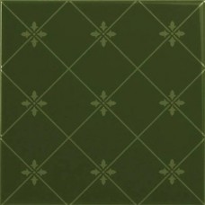 Керамическая плитка глянцевая Noblesse S002055 Delis Verde Botella 20x20 8мм  зеленый Ape Ceramica