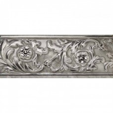 Бордюр глянцевая Rex A037055 Cenefa Pearl 25x10 9мм  серебряный Ape Ceramica
