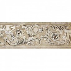 Бордюр глянцевая Rex A037054 Cenefa Cream 25x10 9мм  золотой Ape Ceramica