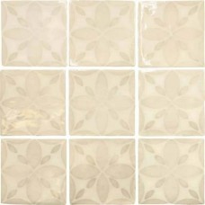 Керамическая плитка глянцевая Fado A037559 Mariza Beige 13x13 8.5мм  синий Ape Ceramica