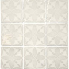 Керамическая плитка глянцевая Fado A037558 Mariza White 13x13 8.5мм  белый Ape Ceramica