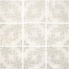 Керамическая плитка глянцевая Fado A037568 Pontes White 13x13 8.5мм  белый Ape Ceramica