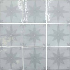 Керамическая плитка глянцевая Fado A037556 Carmo Sky 13x13 8.5мм  зеленый Ape Ceramica