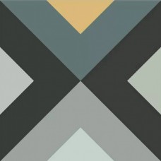 Керамогранит матовая Dahlia Jasmine Night 15x15 9мм  черный Ape Ceramica