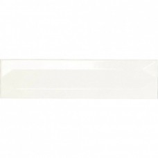 Керамическая плитка глянцевая Reality A036323 Refraction Snow 30x8 12.3мм  белый Ape Ceramica