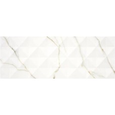 Керамическая плитка матовая Aston Pyramid Gold MT Rect. 90x33 10мм  белый Keratile