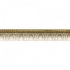 Бордюр глянцевая Daino Royal Versalles Crema 30x5 10мм  бежевый Kerlife