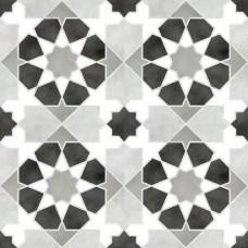 Керамическая плитка матовая Rabat Black 45x45 8мм  серый Kerlife