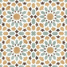 Керамическая плитка матовая Tanger Yellow 45x45 8мм  голубой Kerlife