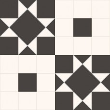 Керамогранит матовая Victorian Dreams Bedford Black 45x45 9мм  черный Kerlife