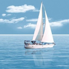 Панно глянцевая Varna Bote 50x50 11мм голубой Keros Ceramica Панно глянцевая Varna Bote 50x50 11мм голубой Keros Ceramica