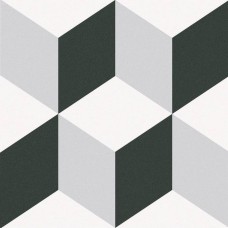 Керамогранит матовая Barcelona Cube 25x25 8мм черный Keros Ceramica Керамогранит матовая Barcelona Cube 25x25 8мм черный Keros Ceramica