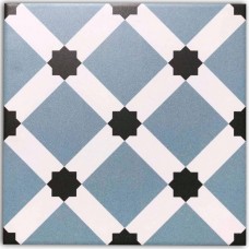 Керамогранит матовая Barcelona Night 25x25 8мм  черный Keros Ceramica