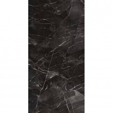 Керамогранит полированная Black Calacatta Kristal Rectified Parlak Nano 120x60 9мм  черный Kutahya