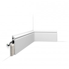 Плинтус напольный SX186 КОНТУР/CONTOUR 200x2x14см