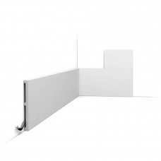 Плинтус напольный SX168 КВАДРАТ/SQUARE 200x1x15см