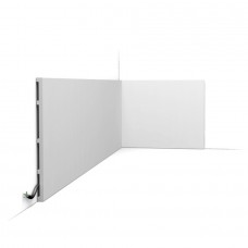 Плинтус напольный SX207 КВАДРАТ/SQUARE 200x1x25см
