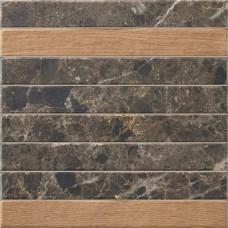Керамическая плитка глянцевая Caprice Capri Brick Black Mix 35x35 10мм черный La Platera Керамическая плитка глянцевая Caprice Capri Brick Black Mix 35x35 10мм черный La Platera