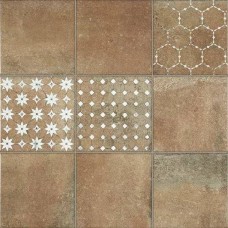 Керамогранит матовая Kube Quinta Cotto-Carrara 45x45 9мм  коричневый La Platera