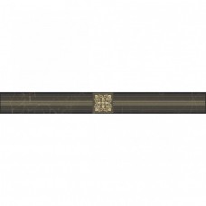 Бордюр глянцевая Royal AD\B484\60045 черный 60x6 9мм  Laparet